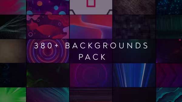 Videohive - 380+ Backgrounds Pack AE